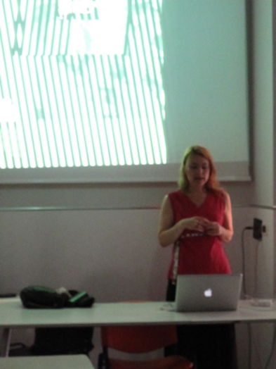 lecture by Erika Knerr