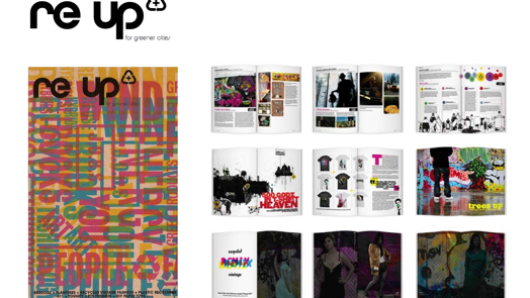 re up magazine design by Marcie Lawrence