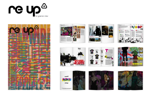 re up magazine design by Marcie Lawrence