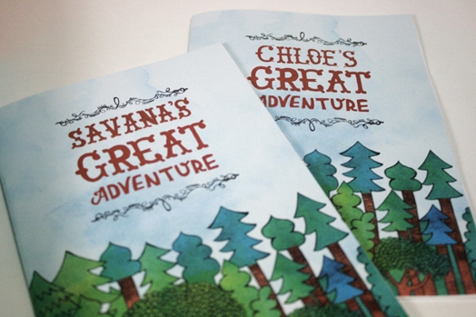 savana's great adventure coloring book with a pine forest and blue sky on the cover