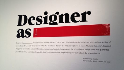 designer as sticker installed on the wall