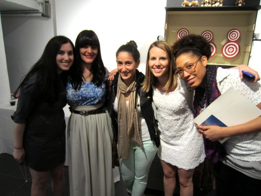 group portrait of five women