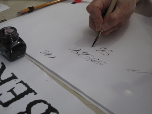 calligraphy letters