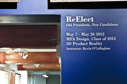 ReElect exhibition poster