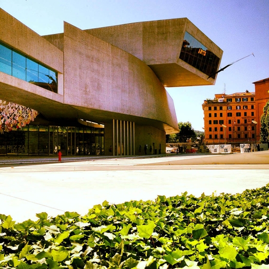 museum contemporary building seen from outside