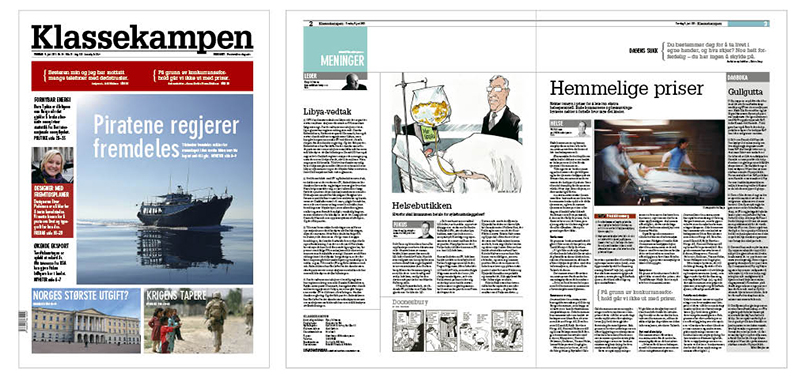 Eivor Pedersen news layout