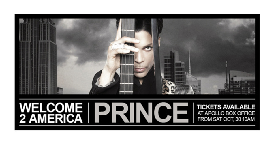 Prince concert banner