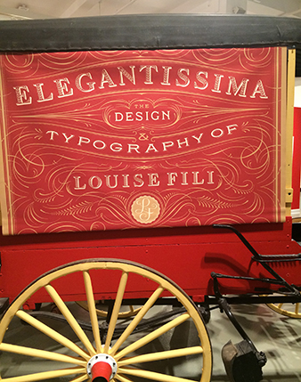 typography on cart wheel