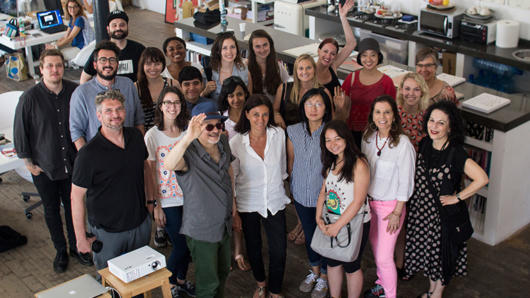 group photo in the studio