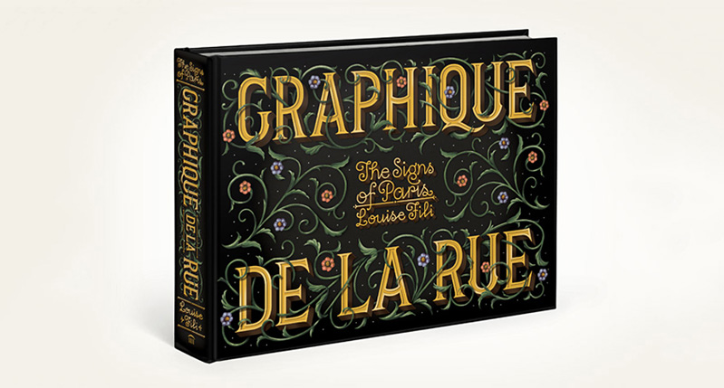 graphique de la rue book with green and colorful flowers and rounded lines as the design of the cover