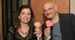 lita and steve with ice creams