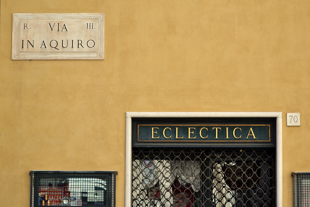 eclectica shop name and the street name via in aquiro