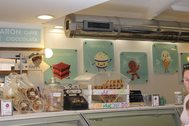 ice-cream shop interior