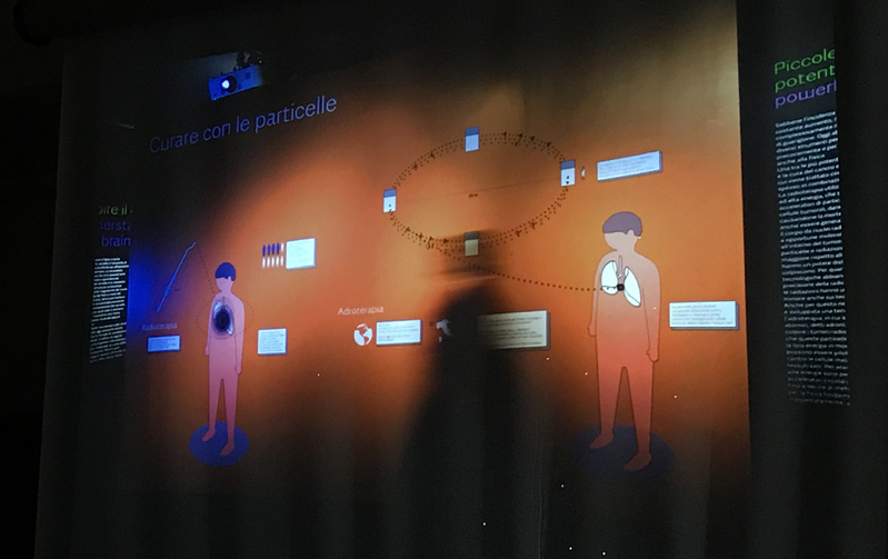 A set of images showing a bionic human and a normal human, each having labels around the body.