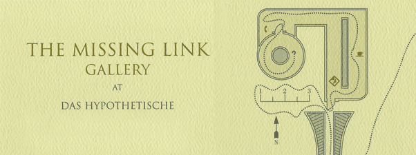 web banner of the missing link gallery