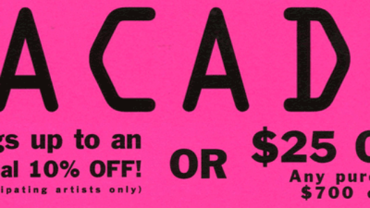 a promo ad of Facade for artists
