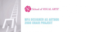 web banner of SVA MFA design as author 2008 chair project