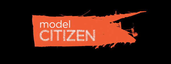 typography logo of Model Citizen