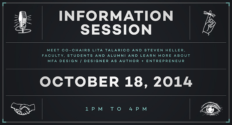 web banner of MFAD information session for 2014 invitation