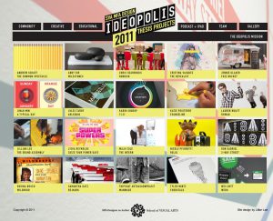 webpage of SVA MFAD Ideopolis 2011 thesis projects