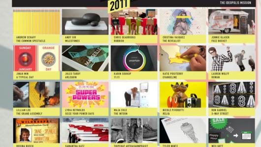 webpage of SVA MFAD Ideopolis 2011 thesis projects