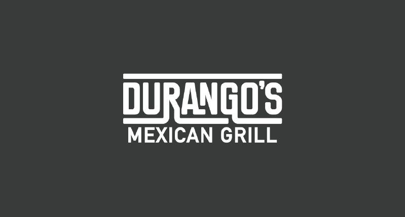 The logo of the restaurant: Durango's Mexican Grill.