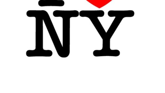The logo of I love New York. I, red heart, N and Y.
