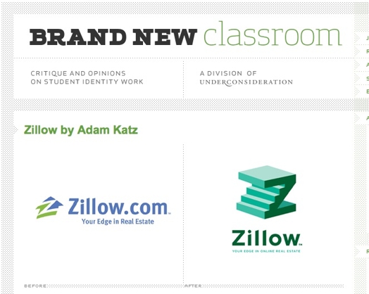 An image depicting logos for zillow.com website. One is an icon of a blue and green house with a white Z in the middle and the other is a turquoise Z 3D shape with stairs on the middle line.
