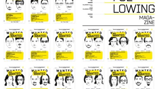 A list of black white and yellow most wanted like posters that show pars of different human faces.