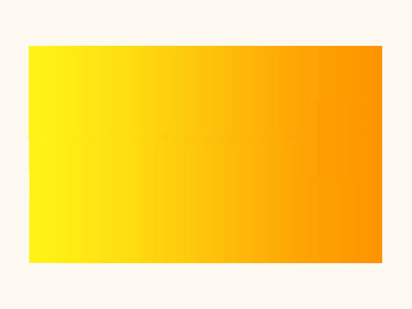 a gradient image from yellow on the left side to orange on the right side