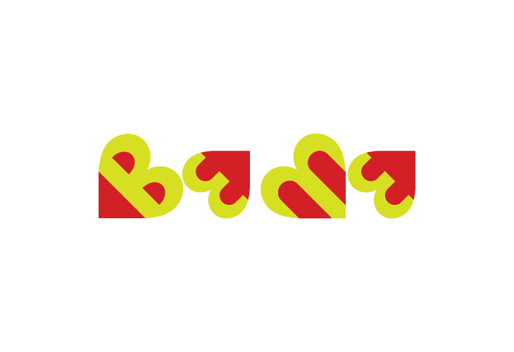 beme logo with heart shapes