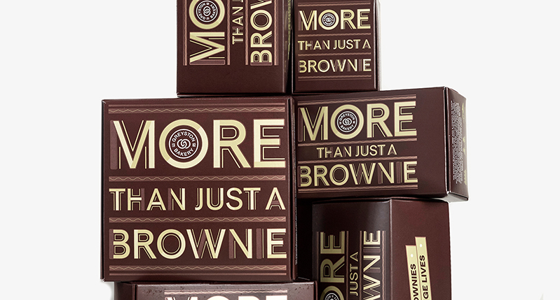 boxes of brownies braded as More than just a brownie