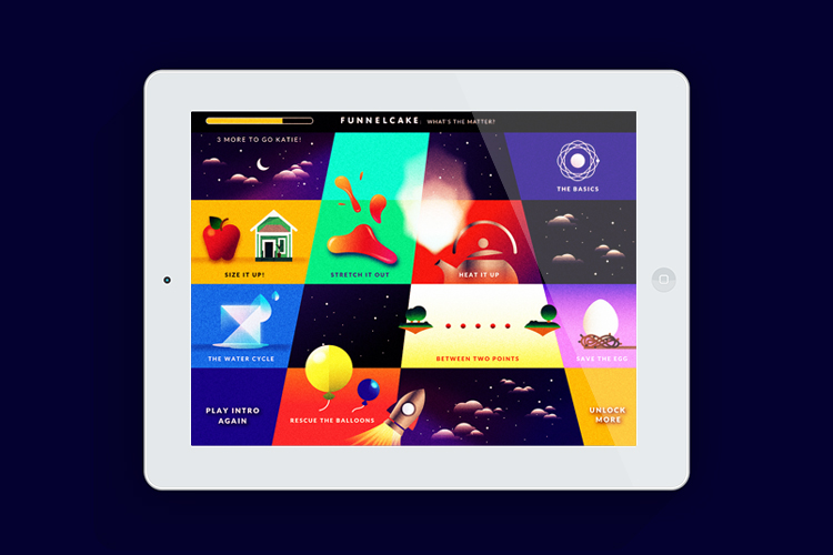 funnelcake app screenshot on an iPad