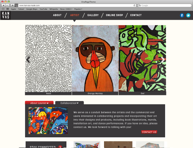 kanvas website screenshot