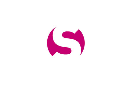 logo of a white bolded S shape in a purple circle