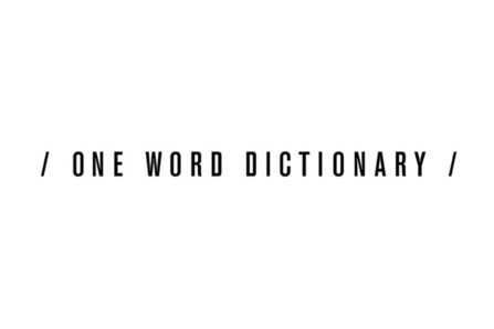 one word dictionary logo