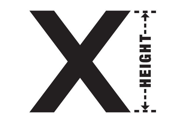 x height logo