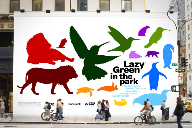 lazy green billboard