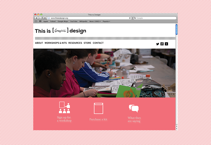 this is [graphic] design website screenshot