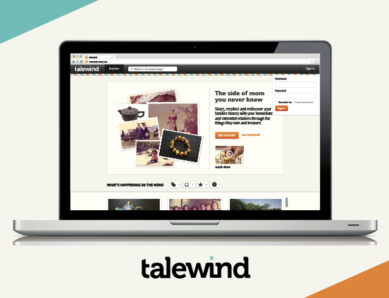 talewind website screenshot