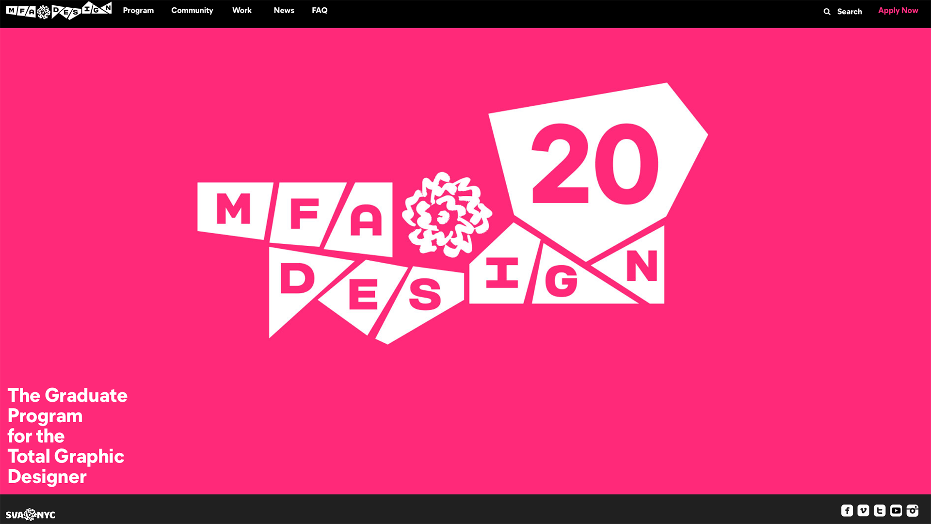 MFA Design website