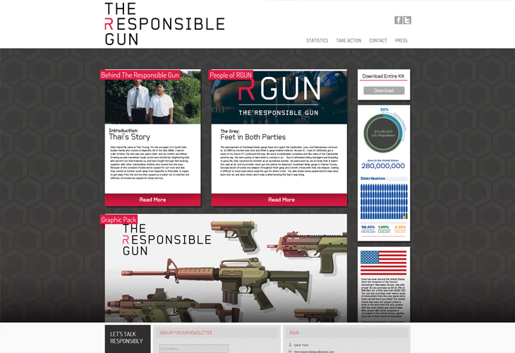the responsible gun website screenshot
