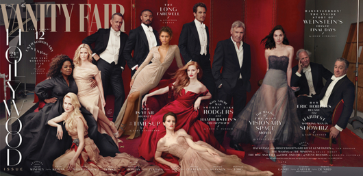 vanity Fair hollywood stars layout