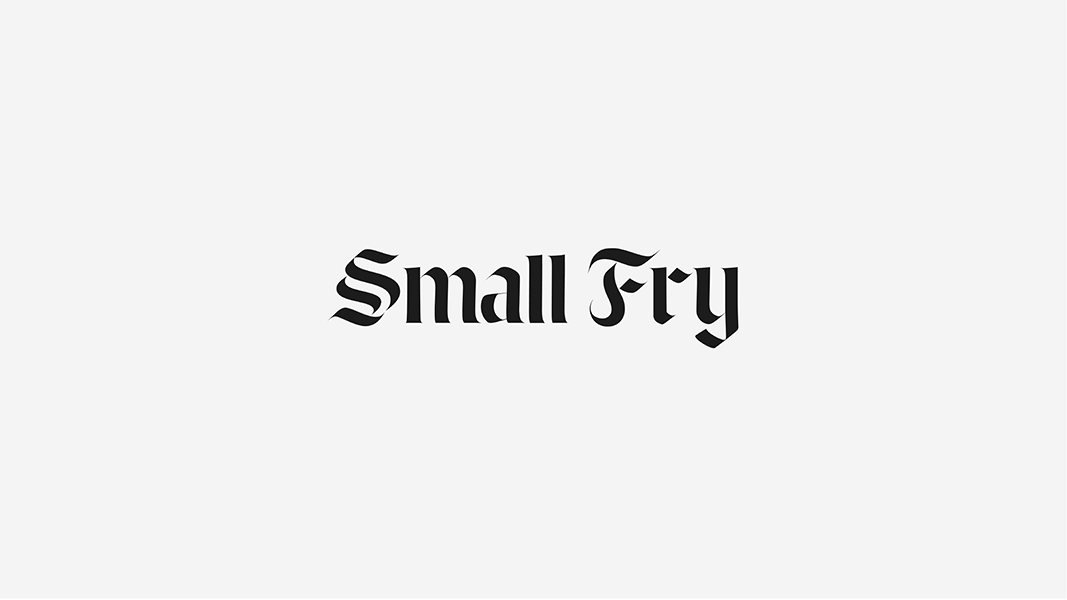 Small Fry typeface logo