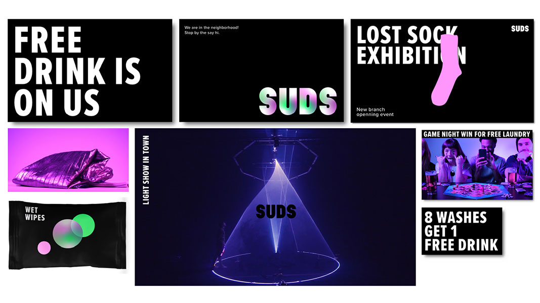 SUDS brand identity design by Yuxin Luo