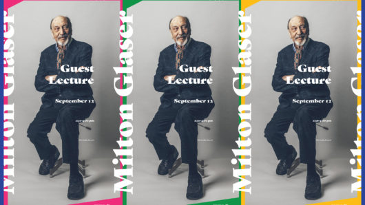 Milton Glaser lecture poster