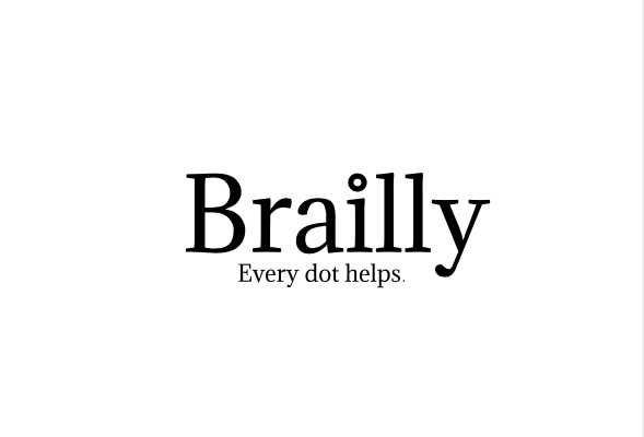 Brailly logo and tagline