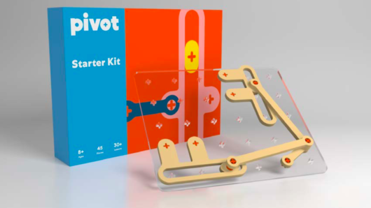 Pivot starter kit packaging and product