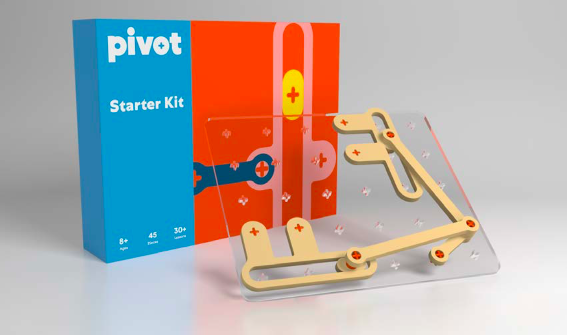 Pivot starter kit packaging and product