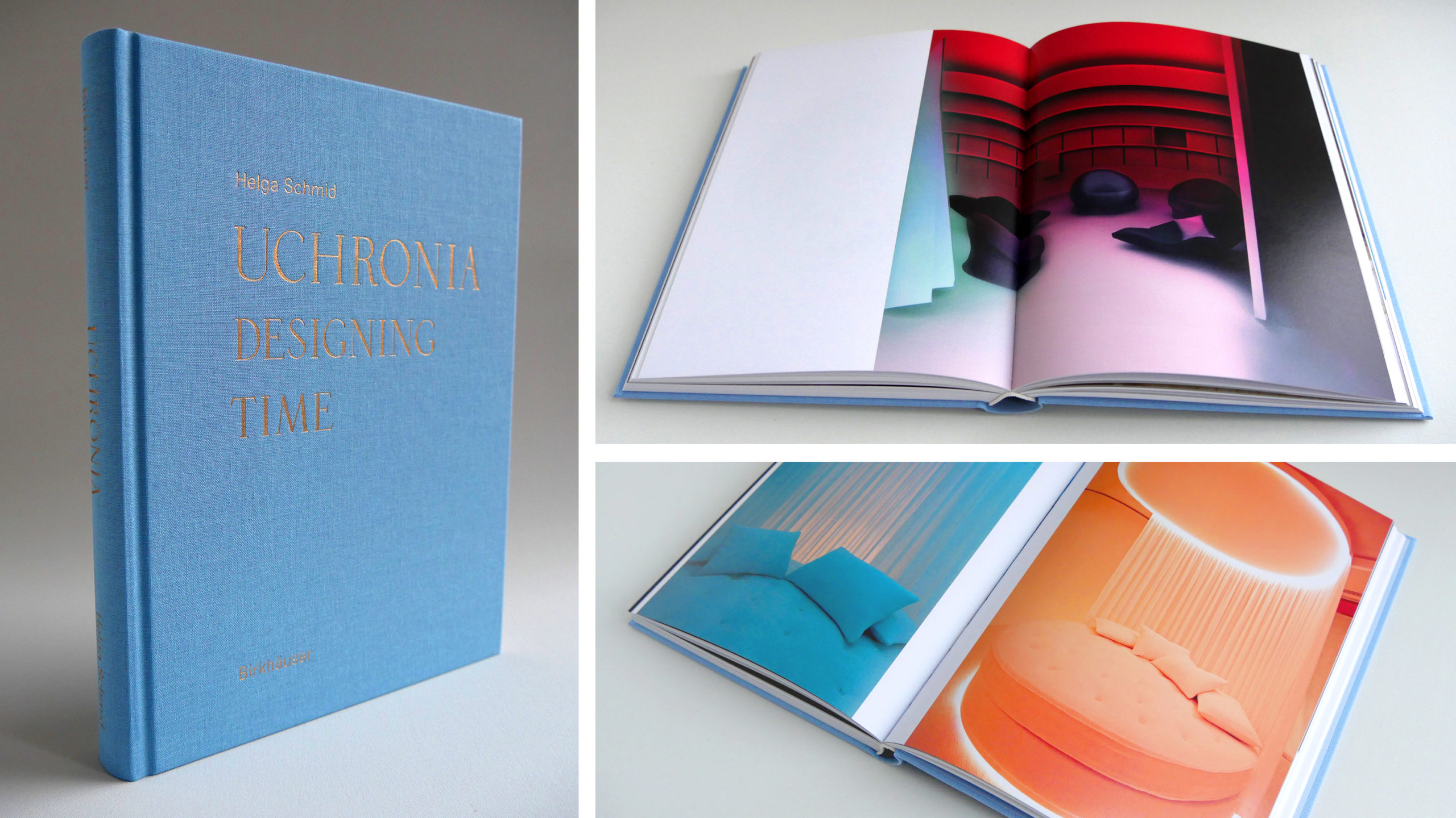 cover and inside pages of Uchronia book